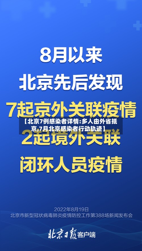 【北京7例感染者详情:多人由外省抵京,7月北京感染者行动轨迹】-第2张图片